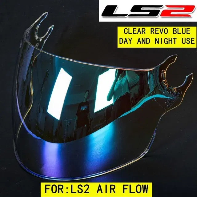 Color: Blue - LS2 AIRFLOW helmet wind shield LS2 OF 562 helmet visor replacement parts