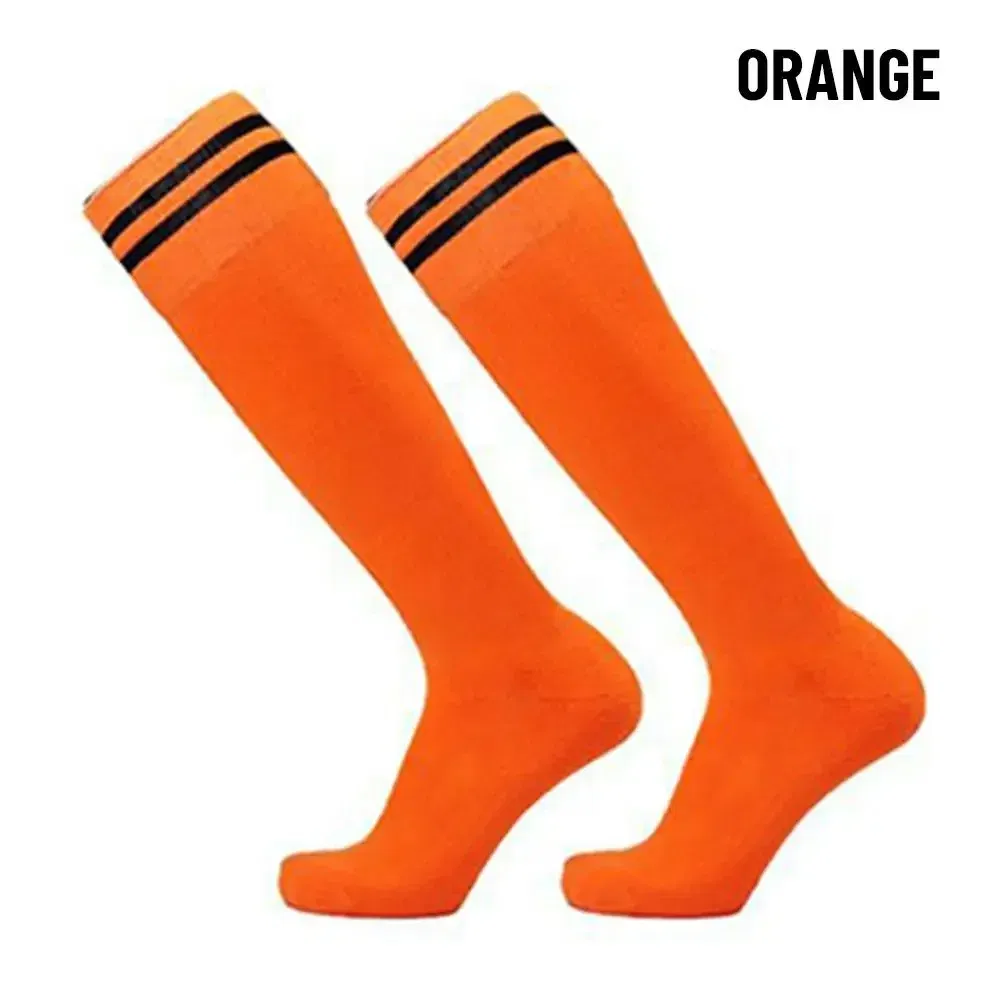 Color: Blue - 1 Pair Sports Football Socks Non-slip Grip Football Socks Children Outdoor Running Fitness Socks