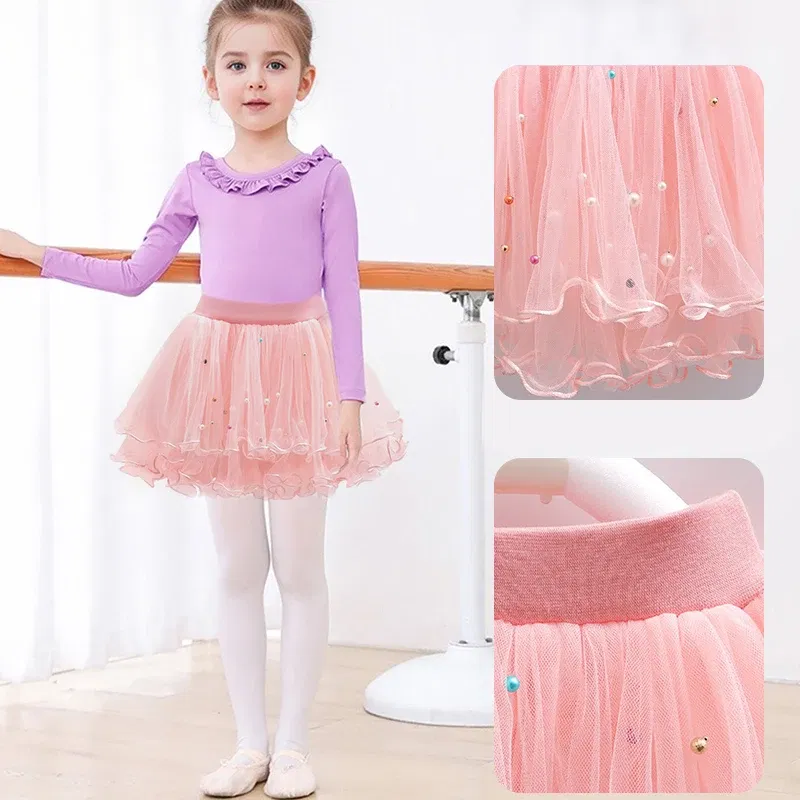 Color: Lavender, Kid Size: 3T - 2pcs Lilo Stitch Summer Girls Outfits Cartoon T-shirt and Tutu Skirt Princess Clothes Suit Children Birthday Clothing Sets