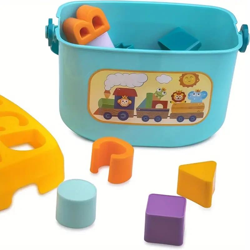 Shape Sorter Toy - ABC & Shape Pieces