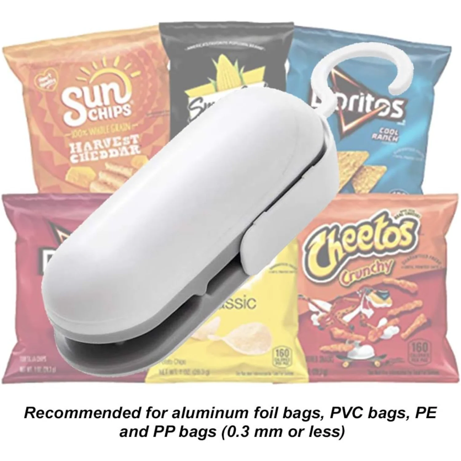 Color: Brown, Ships From: CHINA - Portable Heat Vacuum Mini Bag  And  For Plastic Bags