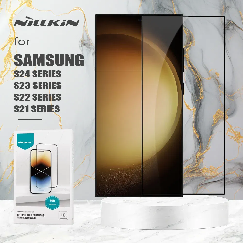Color: Transparent, Material: Other - for Samsung Galaxy S24 Ultra S23 S22 S21 Plus S20 FE Glass Nillkin CP+ PRO Tempered Glass Screen Protector