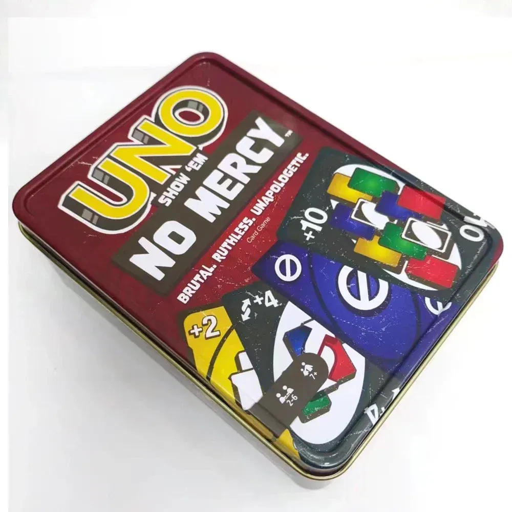 Color: light green - new UNO NO MERCY Matching Card Game Minecraft Dragon Ball Z Multiplayer Family Party Boardgame Funny Friends Entertainment Poker