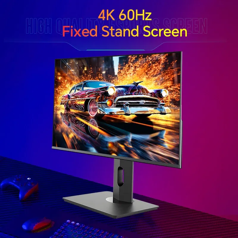 Color: black, Ships From: CHINA - Top Anmite 27" IPS 4K Monitor Ps4 LCD Computer Game High color gamut screen suitable for graphic designers