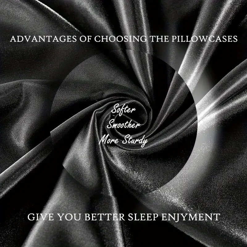 2 pcs Luxurious Satin Pillowcases
