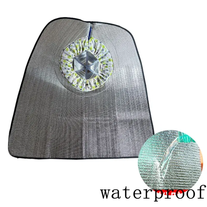 Color: green, Size: XS?€old?‰ - Sun & Rain Protection Hooded Cape - Breathable UV Hat for Farming/Gardening - Wide Brim Bucket Hat with Neck Cover