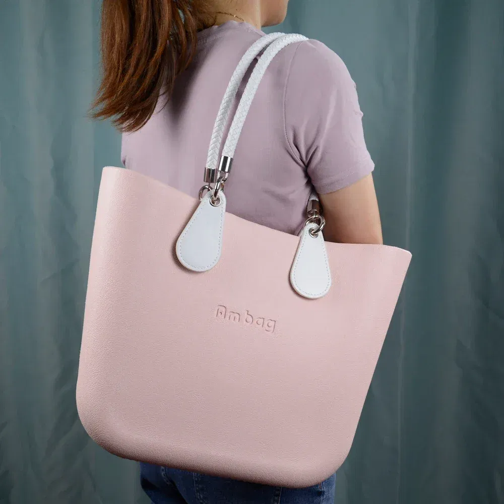 Color: Burgundy, Ships From: CHINA - 2025 Obag PU Woven braided leather Rope Handles strap belt for O Bag accessoires Tote Bag  Women's Bag Accessories