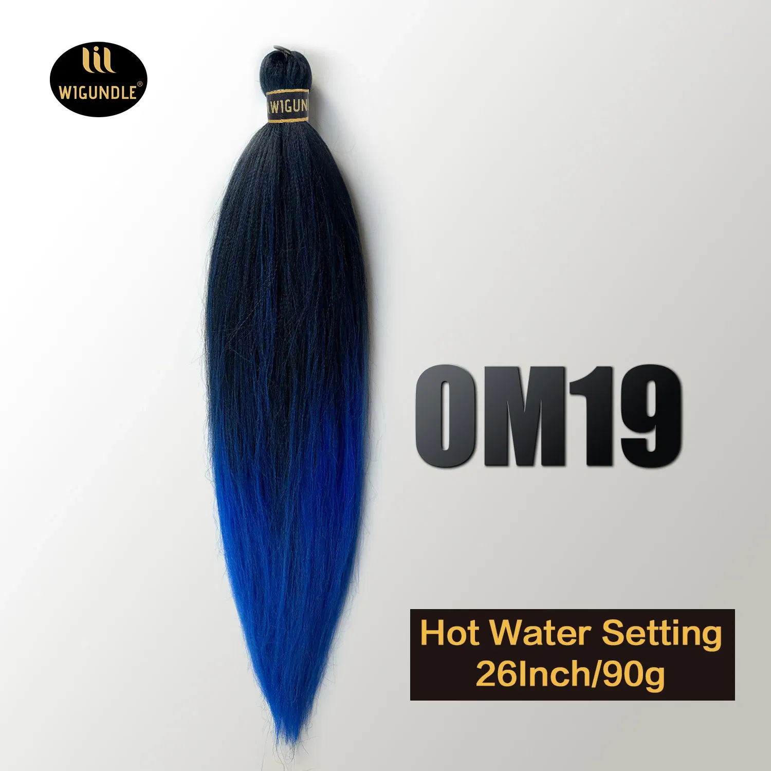 Color: #5, Stretched Length: 26inches, Bulk Buy: 3Pcs/Lot - Kanekalon 26inch Hot Water Set Pre Stretched Jumbo Braiding Hair Box Twist Braids Synthetic Hair Extensions For Women Soft Yaki