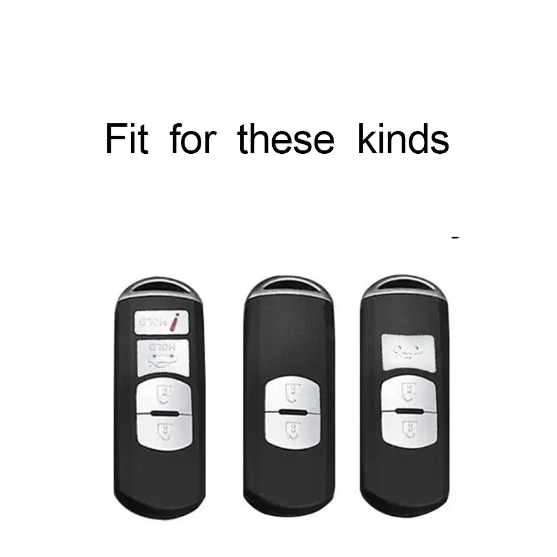 Color Name: PURPLE - TPU Car Remote Key Case Cover for Mazda 2 3 6 Atenza Axela Demio CX-5 CX5 CX-3 CX7 CX-9 2015 2016 2017 2018 2019 Accessories