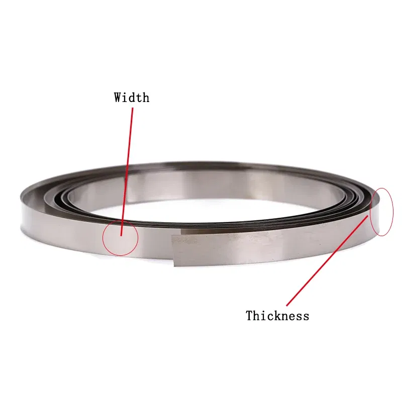 Color: Tea Brown - 10M 0.1/0.12/0.15/0.2mm Nickel Plated Strip Tape for Li 18650/21700 Battery Spot Welding Compatible For Spot Welder Machine