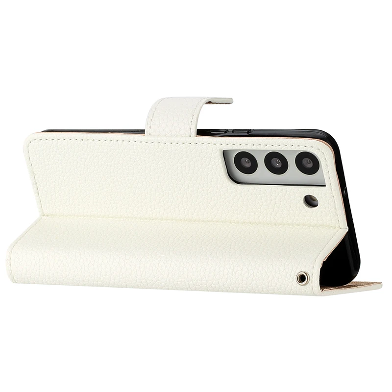 Color: Beige, Material: POLYESTER - Flip Glitter Case For Samsung Galaxy S25 Ultra S24 FE S23 S22 S21 S20 Plus A35 A55 A16 A14 A15 A34 A54 Leather Cover Case