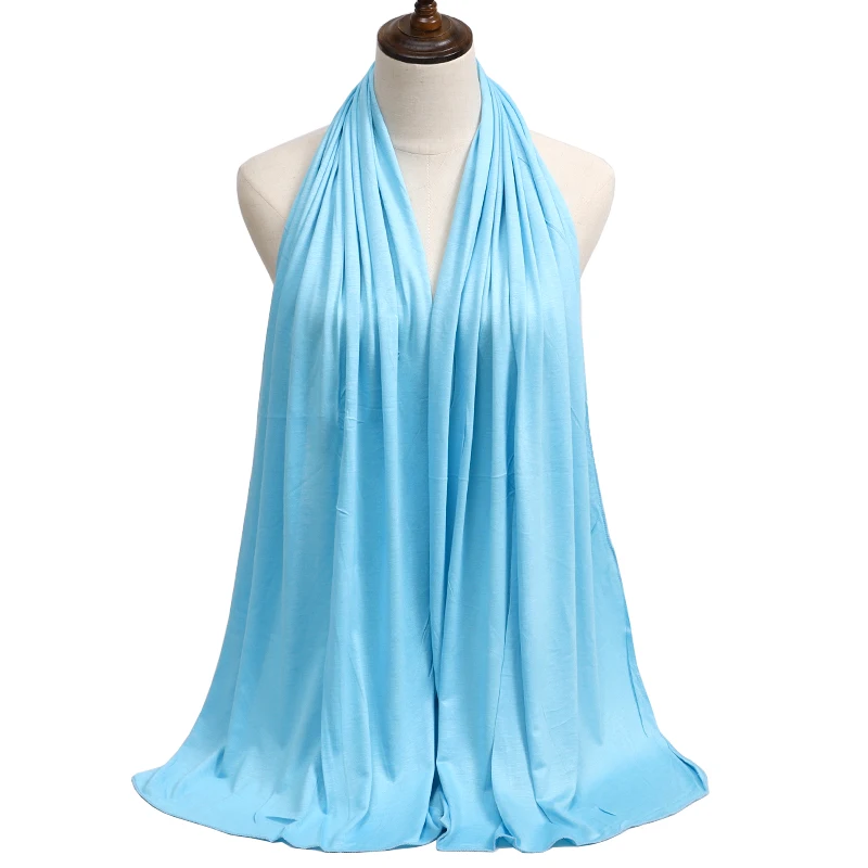 Color: Orange, Ships From: CHINA - New Jersey Womens Muslim Ramadan Fashion Modal Cotton Jersey Hijab Womens High Quality Solid Color Soft Hijab Long African Scarf