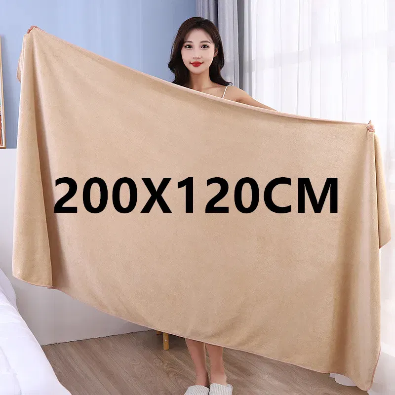 Color: 29#, Size: 3XL - super large smooth and soft double-sided quick-drying microfiber bath towel thickened non-linting towel Sports beauty bath towe