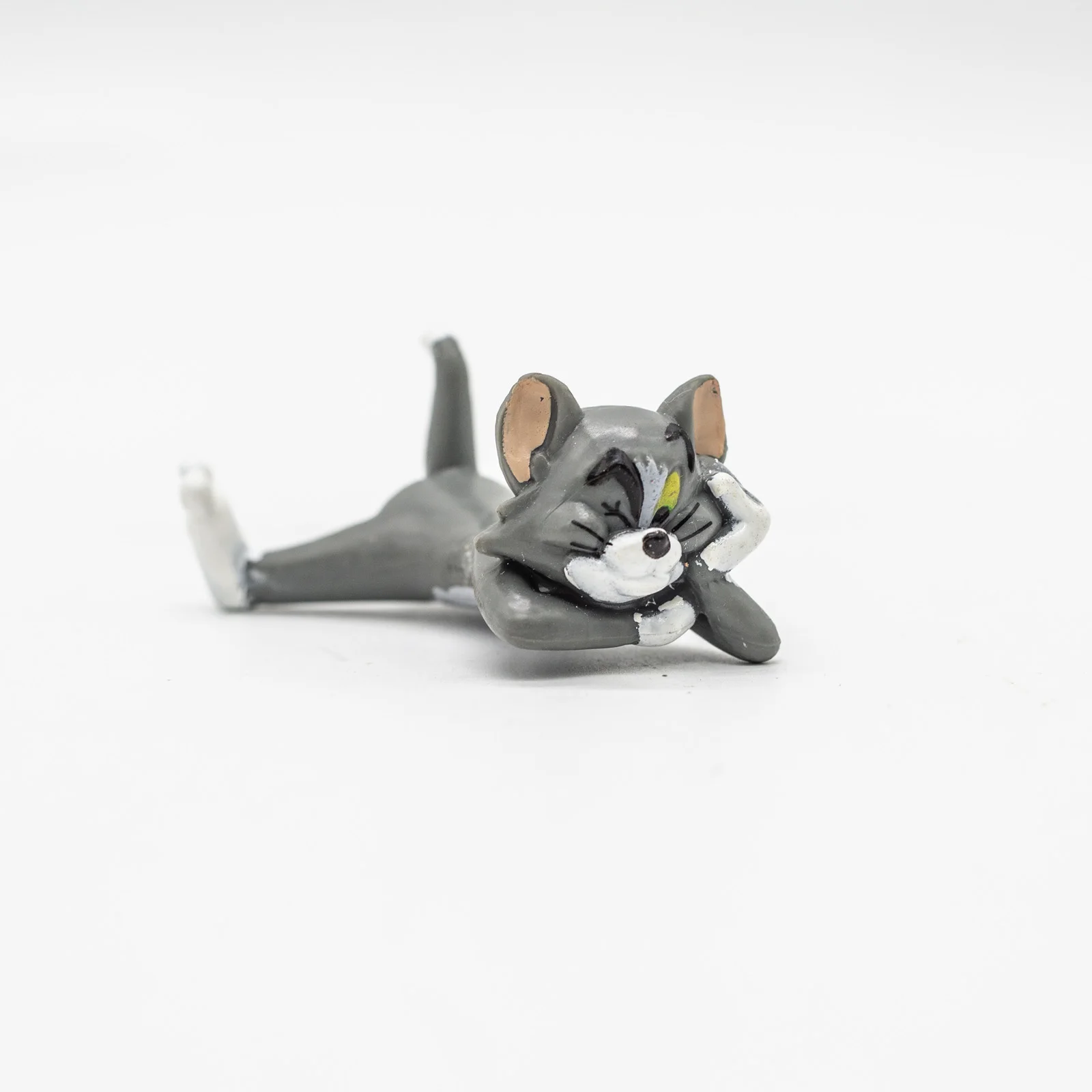 Color: SKY BLUE - Action Figure Anime Mini Doll Cute Spike Dog Toms Cat Jerry Mouse Funny Cartoon Figurine Table Ornaments Kids Birthday Gifts