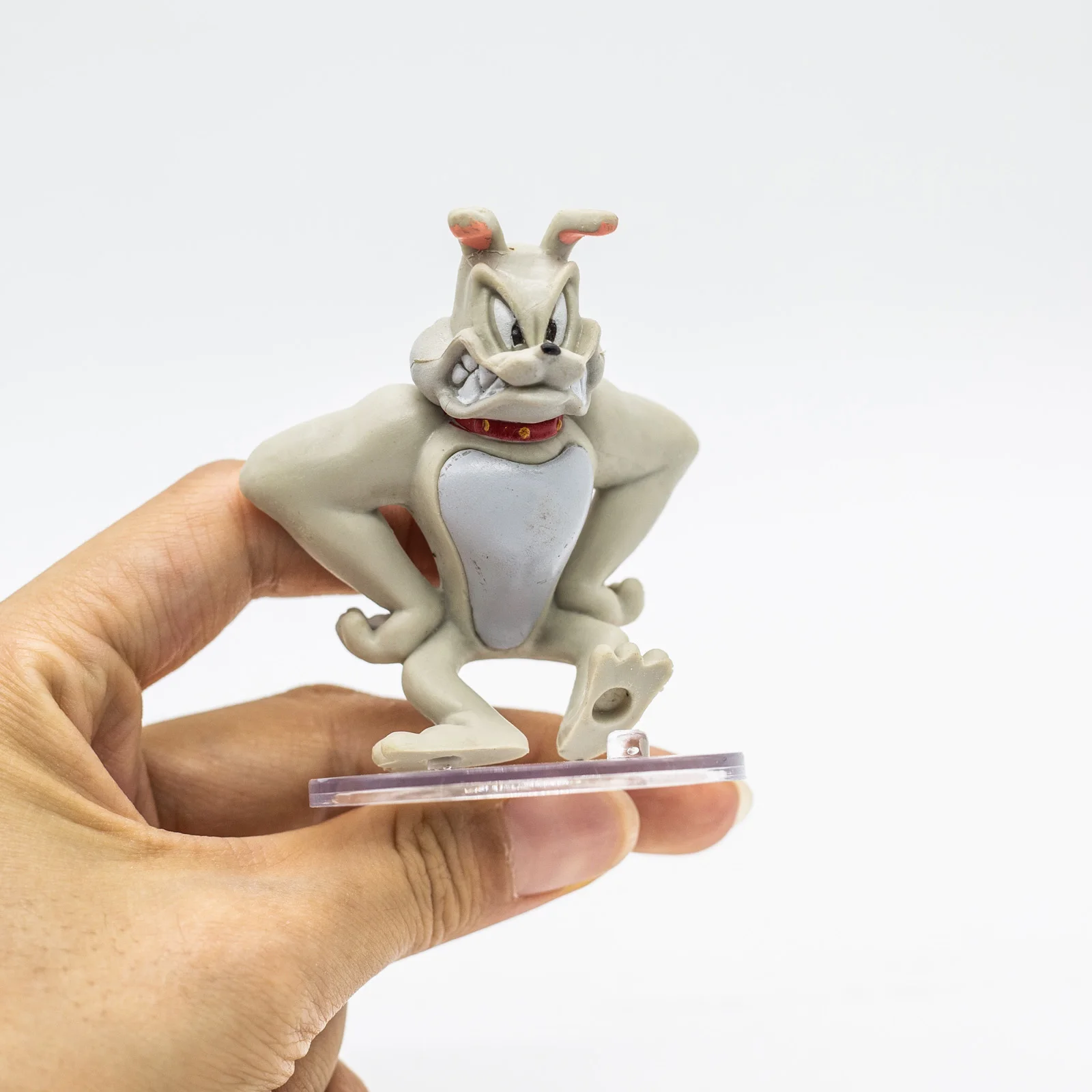 Color: SKY BLUE - Action Figure Anime Mini Doll Cute Spike Dog Toms Cat Jerry Mouse Funny Cartoon Figurine Table Ornaments Kids Birthday Gifts