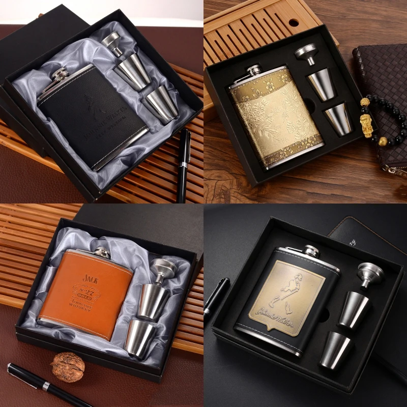 Color: PURPLE - 7oz/8oz Portable Pocket Hip Flask Outdoor Travel Stainless Steel Flask Whiskey Drink Alcohol Flasks 8oz Steel Hip Flask Flagon