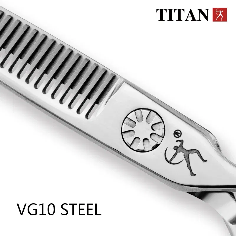 Color: Blue - Titan professional hairdresser's barber set of scissors cutting Hairdressing salon scissors sharp tools 5.5inch 6.0inch