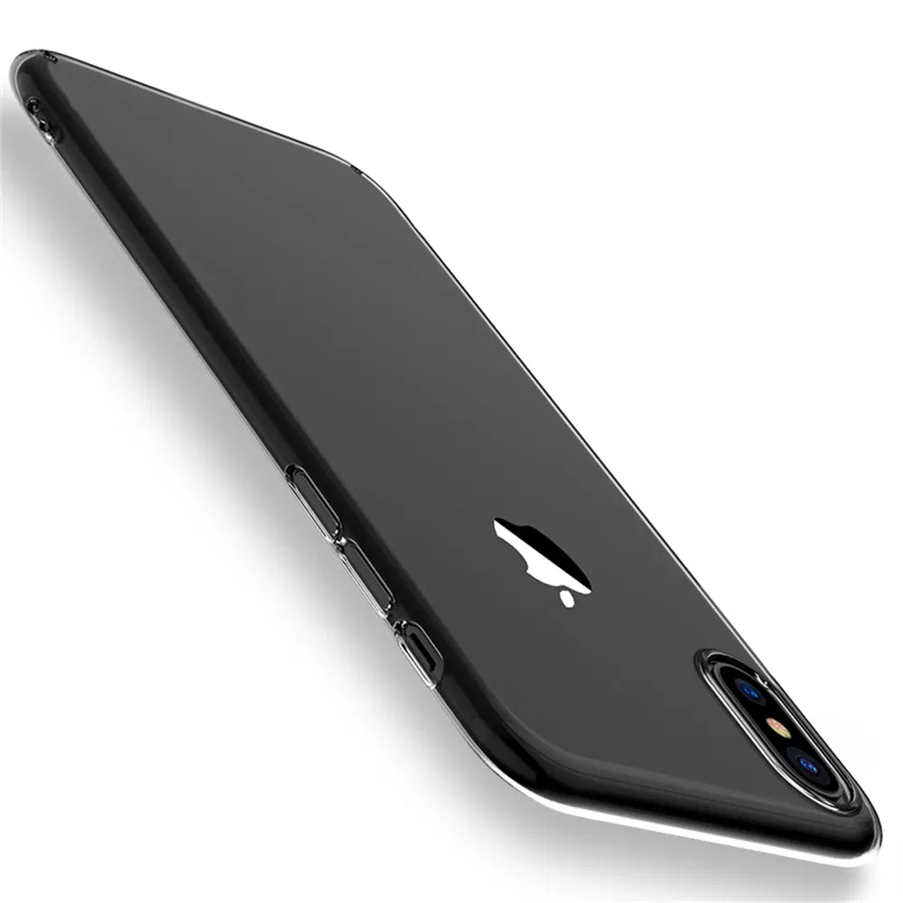 Material: Silicon - Transparent Soft Case For iPhone 11 12 13 Mini 15 14 Pro XS Max Clear Silicone Case For iphone X XR 8 7 Plus SE 2020 Back Cover