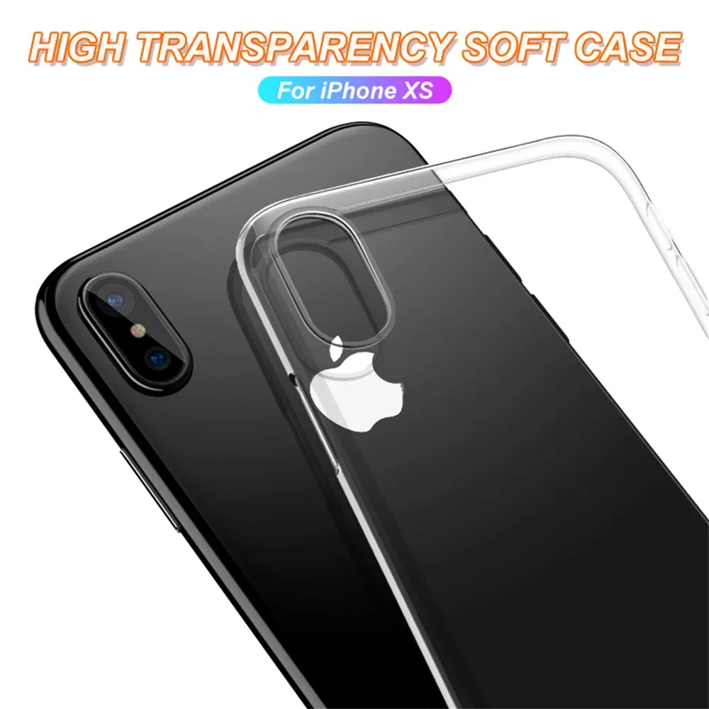 Material: Silicon - Transparent Soft Case For iPhone 11 12 13 Mini 15 14 Pro XS Max Clear Silicone Case For iphone X XR 8 7 Plus SE 2020 Back Cover