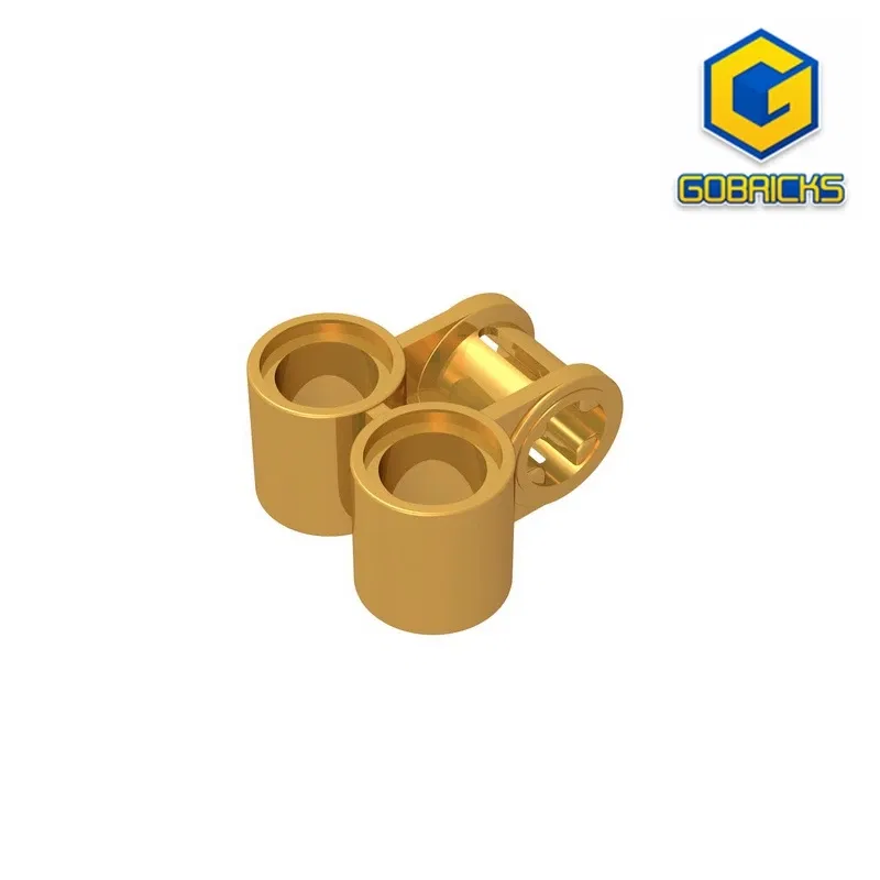 Color: black - Gobricks GDS-927 Technical, Axle and Pin Connector Perpendicular Double compatible with lego 32291 pieces of children's DIY