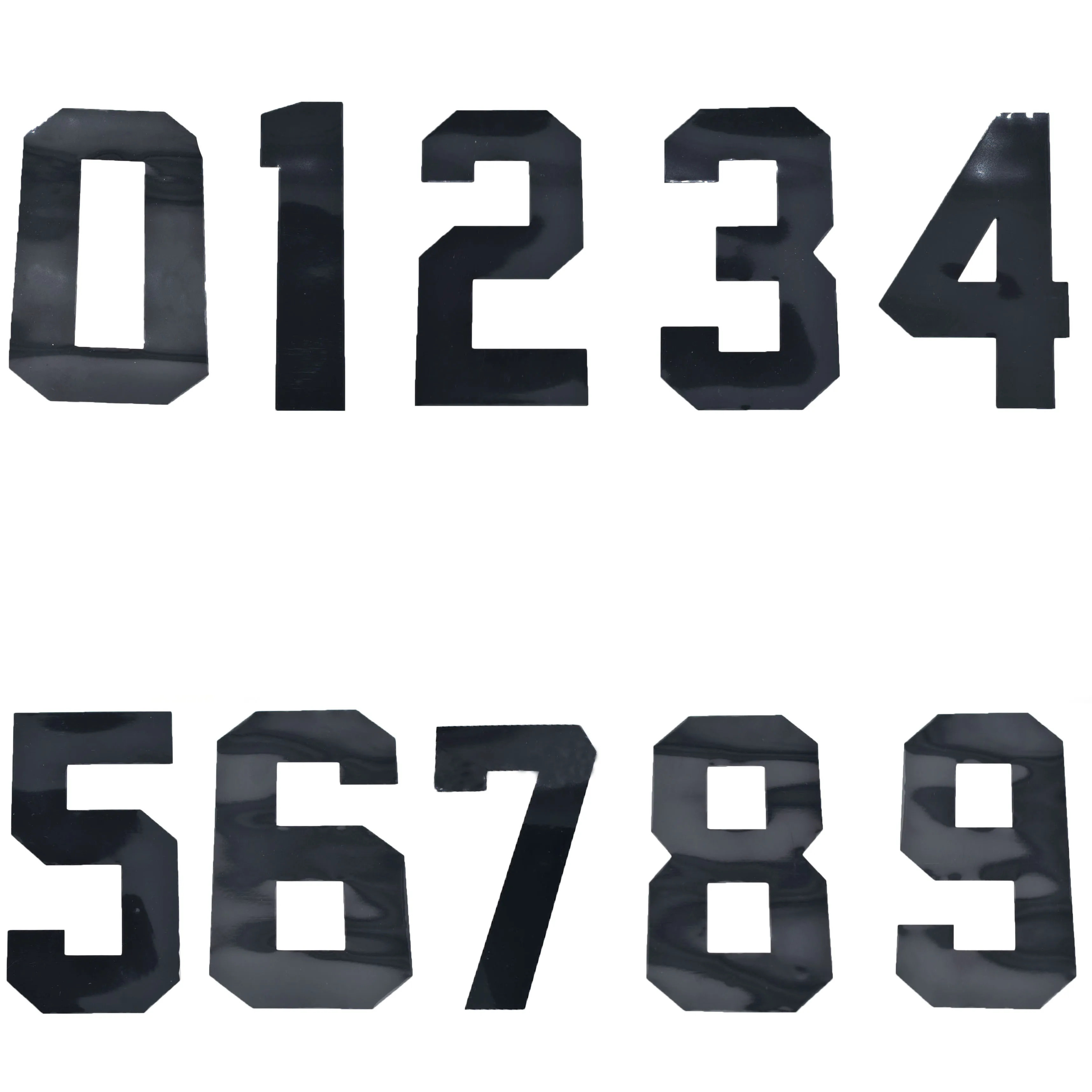 Color: Blue - Number Stickers Graphics Decals Emblems Fit For CRF 50 70 110 125 250cc Kayo BSE Dirt Pit Bike Plastic Cover Number Plate Of