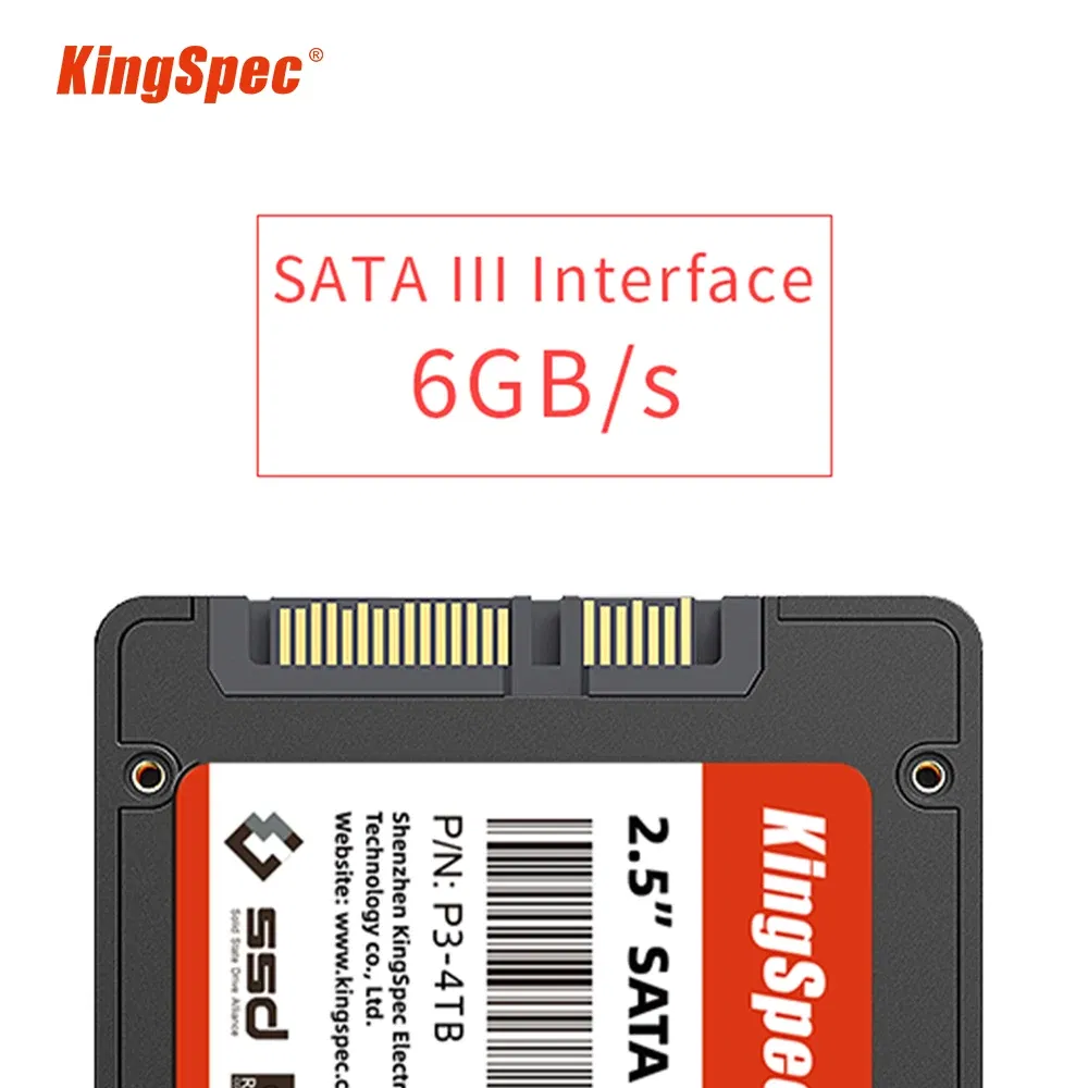 SSD Capacity: 2TB - KingSpec SSD Drive HDD 2.5 Hard Disk SSD 240GB 480GB 1TB 2TB 512GB 960GB SATA3 Disk Internal Hard Drive for Laptop PC