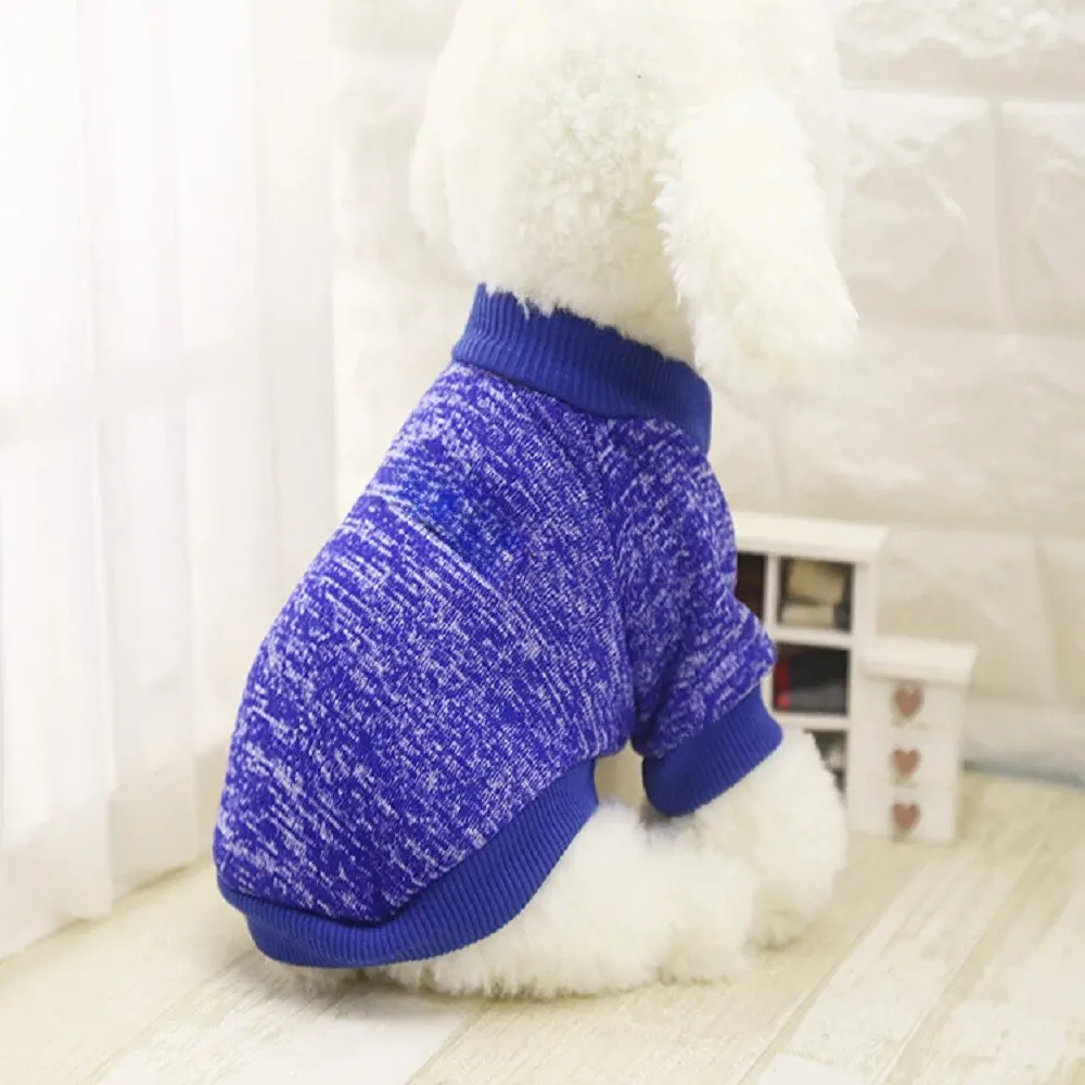 Size: XXL, Color: GRAY - Dog Warm Clothes Spring Autumn Winter Cute Fashion Jacket Round Neck Sweater Pet Supplies Teddy Dog Cat Clothing Pet Accessories