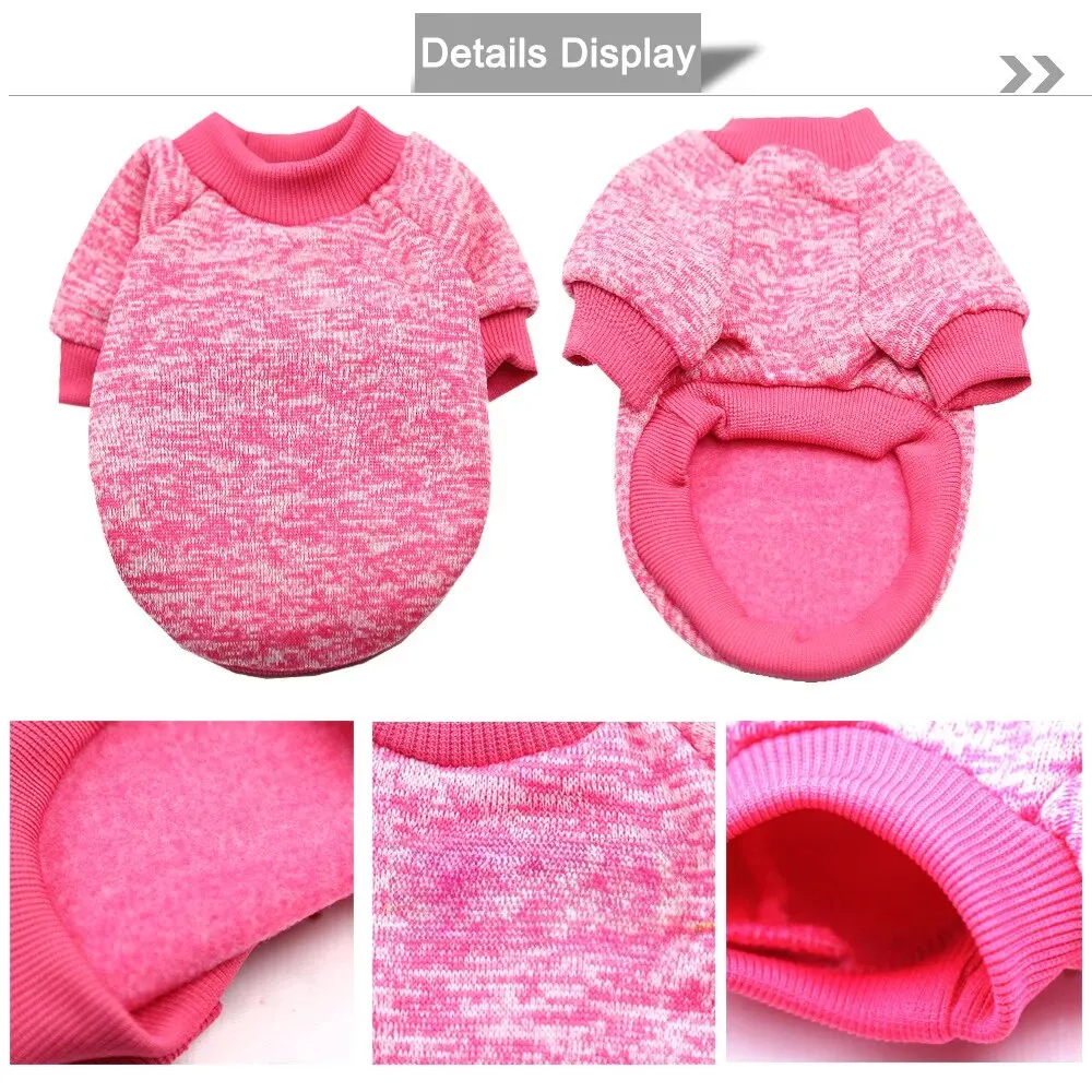 Size: XXL, Color: GRAY - Dog Warm Clothes Spring Autumn Winter Cute Fashion Jacket Round Neck Sweater Pet Supplies Teddy Dog Cat Clothing Pet Accessories