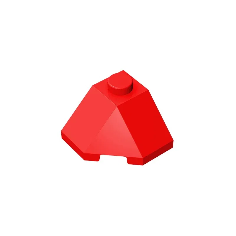 Color: Yellow - Gobricks GDS-802 ROOF TILE 2X2X1 45 DEGR.-BOT.45DEGR. compatible with lego 13548 children's DIY Educational Building Blocks Tech