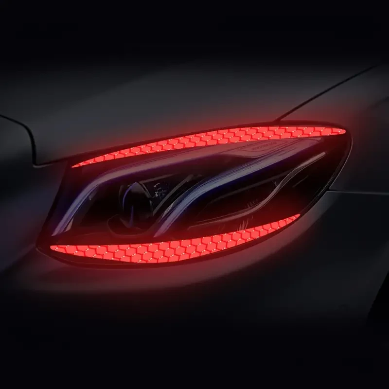 Reflective Eyeliner Car Headlight Decals - Vinyl Bumper Stickers