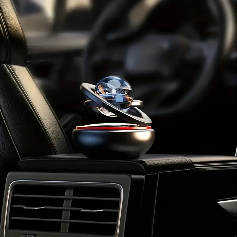 Solar Rotating Car Air Freshener Perfume Diffuser