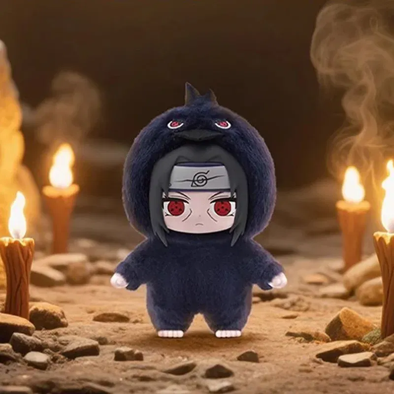 Color: Khaki - In Stock Original TOP TOY Naruto EAKI Cute Beast Party Sasuke Vinyl Cute Plush Blind Box Figure Pendant Gift