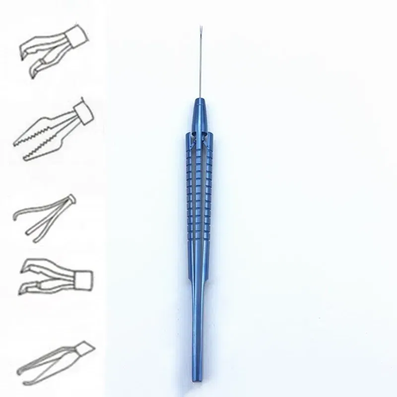 Color: Silver - Retinal Capsulorhexis forceps Intraocular Ophthalmic micro Surgical Instruments
