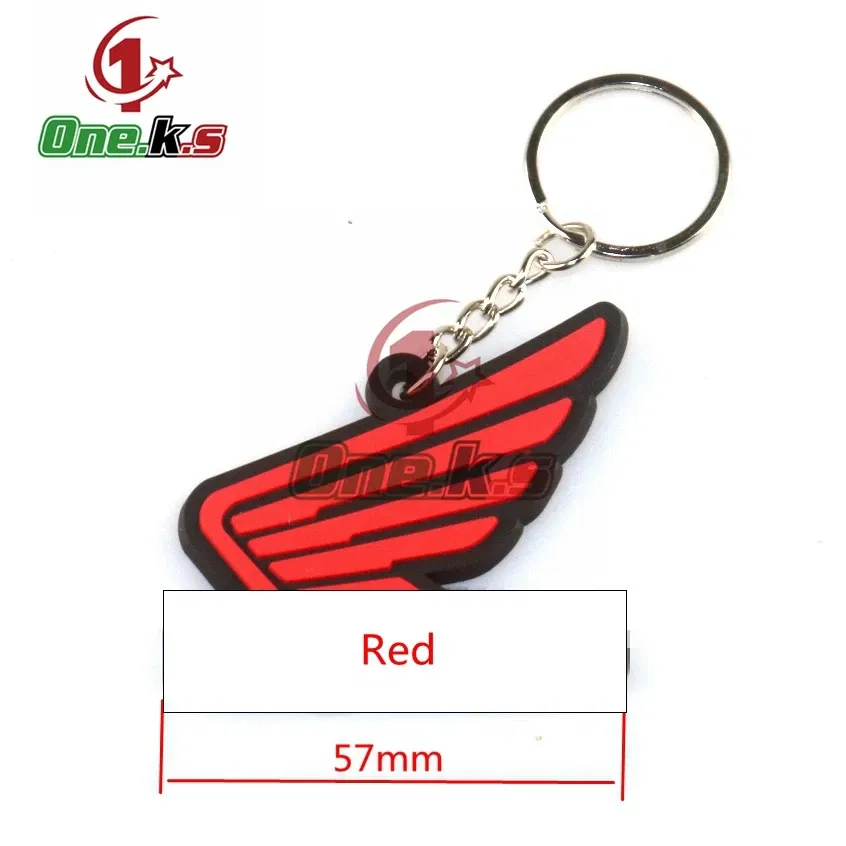 Color: Lavender - Rubber Motorcycle Key Ring Key Chain cool keychain 3D Soft For HONDA CB1000 CB650F  CBR100RR  CB650R
