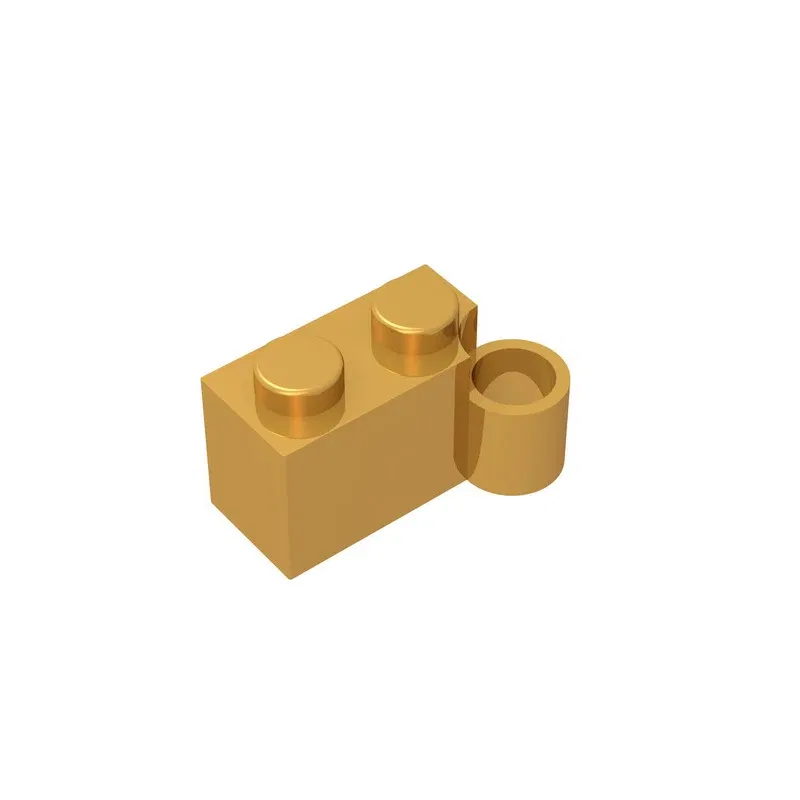 Color: DARK GRAY - Gobricks GDS-809 HINGE 1X2 LOWER PART compatible with lego 3831 children's DIY Educational Building Blocks Technical