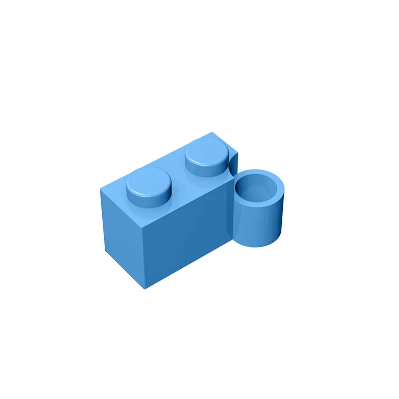 Color: DARK GRAY - Gobricks GDS-809 HINGE 1X2 LOWER PART compatible with lego 3831 children's DIY Educational Building Blocks Technical