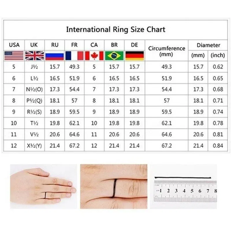 Main Stone Color: WHITE, Ring Size: 11 - Huitan Classic 4 Claws Design Round Zirconia Women Wedding Engagement Rings 3 Colors Available Low-key Bridal Jewelry Hot Sale