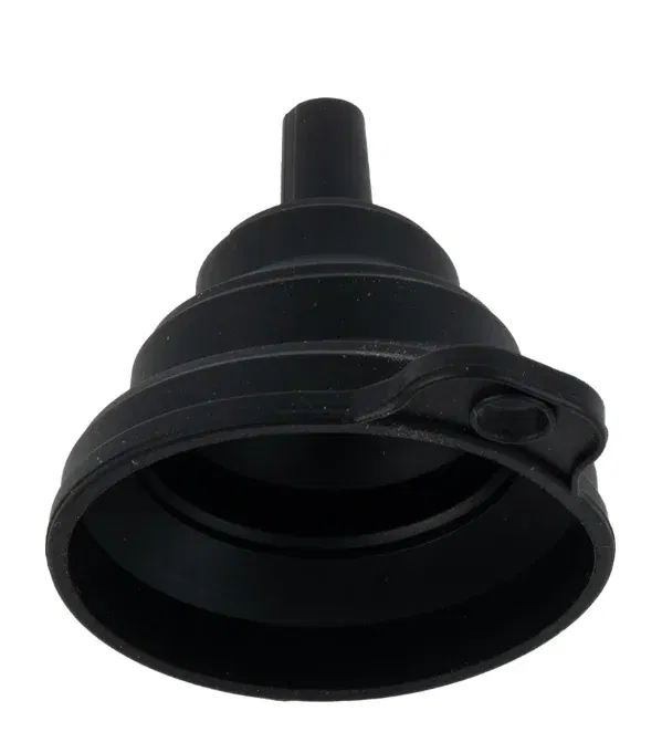 Color: black - Collapsible Silicone Car Engine Funnel for Alfa Romeo 147 156 159 Giulietta Mito Giulia Stelvio Brera GT