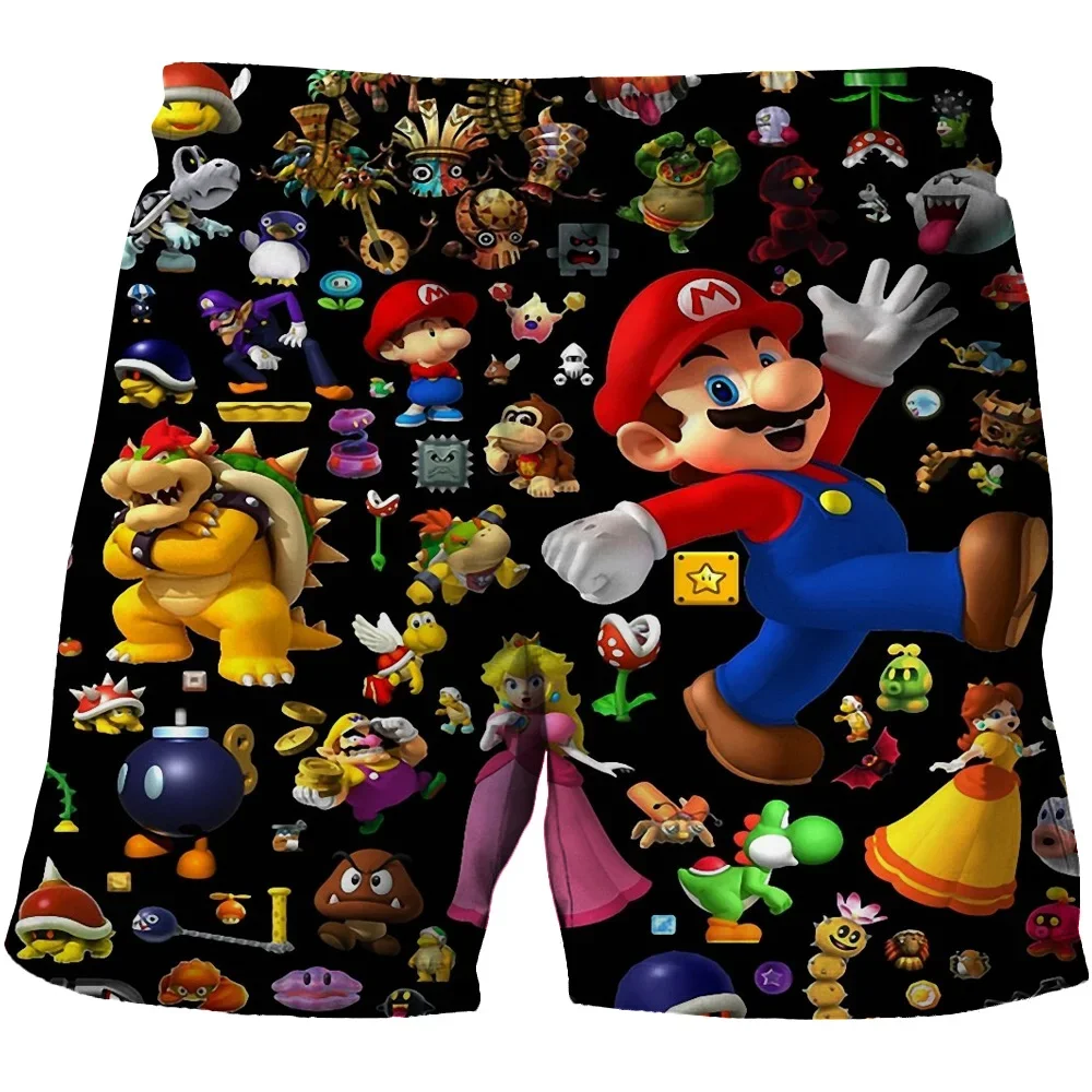 Color: green, Kid Size: 2T - Super Marios Children's Swimming Pants Boys' Swimming Pants Children's Swimming Pants Beach Shorts Boys' Swimming Suits Children