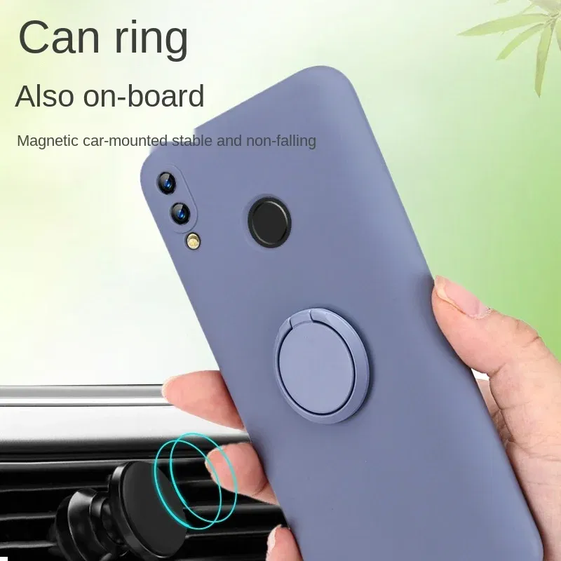 Color: Orange - Mobile Phone Holder Ring Buckle Metal Lazy Car Holder Liquid Gift for IPhone XS Huawei Samsung Cell Smart Phone Ring Holder