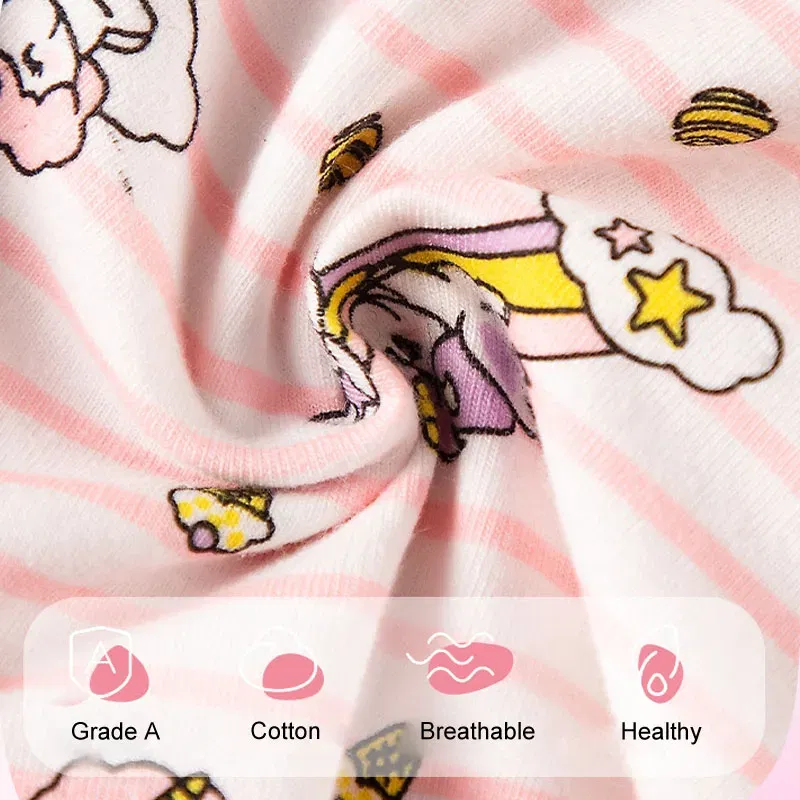 Color: Ivory, Kid Size: 4T - 5 Pack Girls Cotton Briefs With Exquisite Box, Queen Elsa Kids Soft Girls Panties, Princess Cartoon Children's Underpants 2-14T