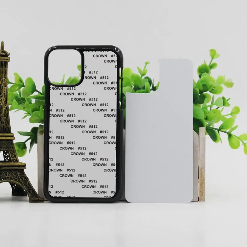 Color: black, Material: Neoprene - 5pcs  plastic Sublimation Blank Cover Case For iPhone 16 15 14 13 12 11 12 Pro Max With Aluminium Plate