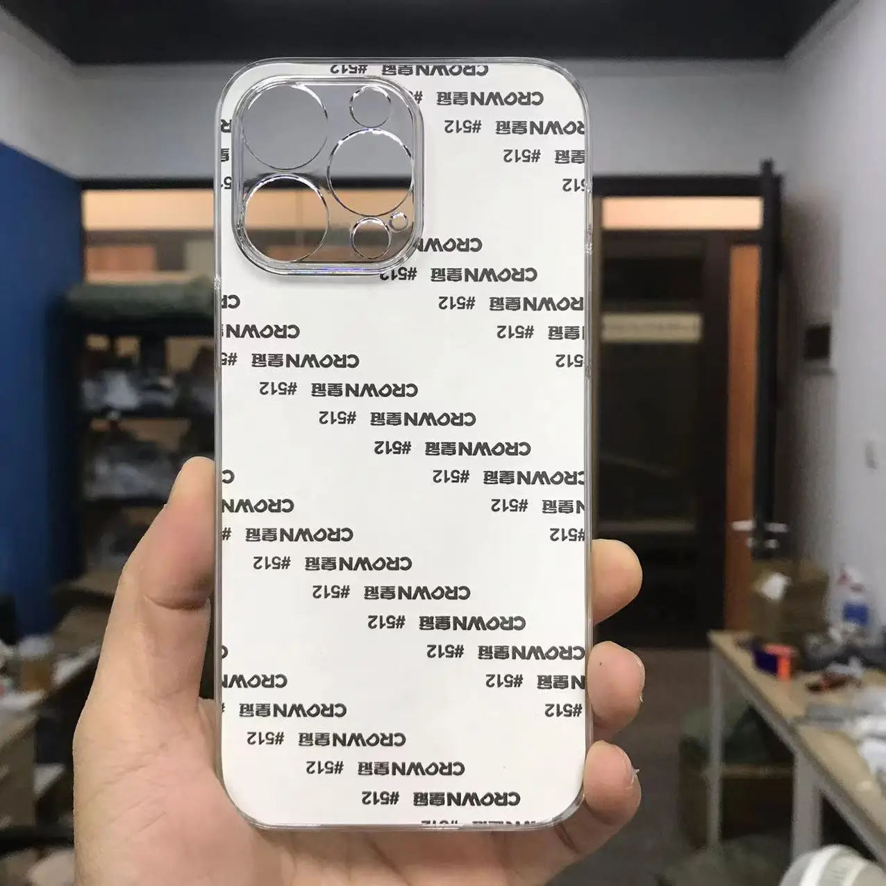 Color: black, Material: Neoprene - 5pcs  plastic Sublimation Blank Cover Case For iPhone 16 15 14 13 12 11 12 Pro Max With Aluminium Plate