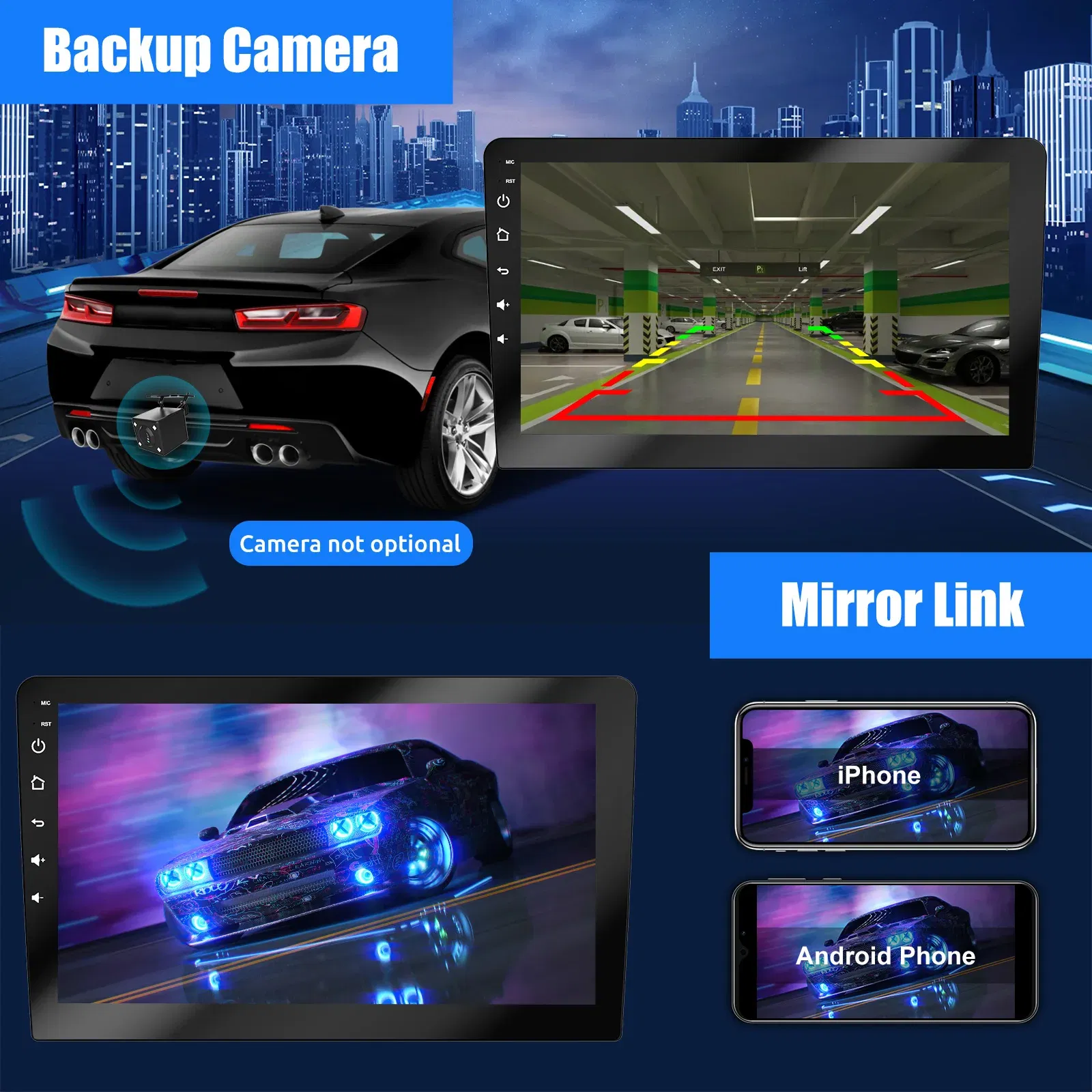 Color: Gold, Ships From: CHINA - ?‹ESSGOO Car Radio 2 Din 7"/9"/10" Carplay Auto Android 13 Mp5 Universal WIFI GPS Car Radio Multimedia Video Player FM Car Stereo