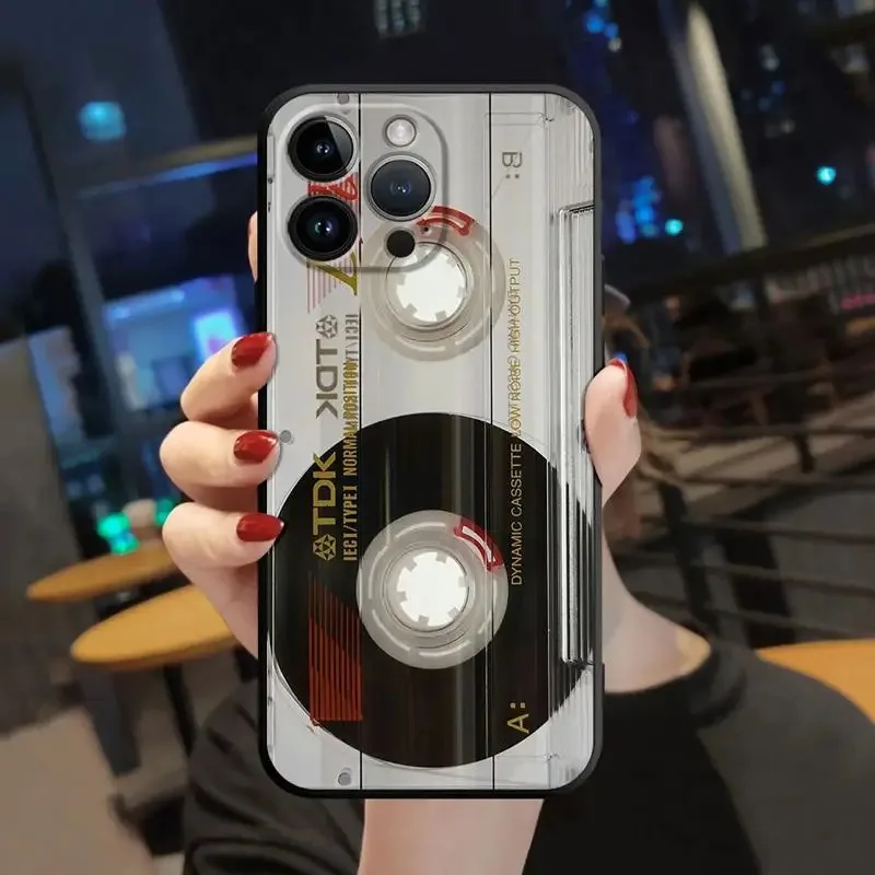 Color: Brown, Material: Cotton - Retro Camera Games Phone Case For Samsung Galaxy S10 S20 S21 S22 S23 S24 FE Plus Ultra Note 20 Mobile Cover Shell