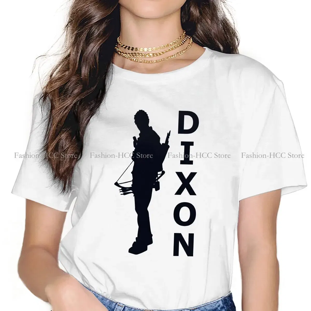 Color: black, Size: XXL - Daryl Dixon Classic Special Polyester TShirt The Walking Dead Dary Dixon Comfortable Hip Hop Gift Idea T Shirt Stuff