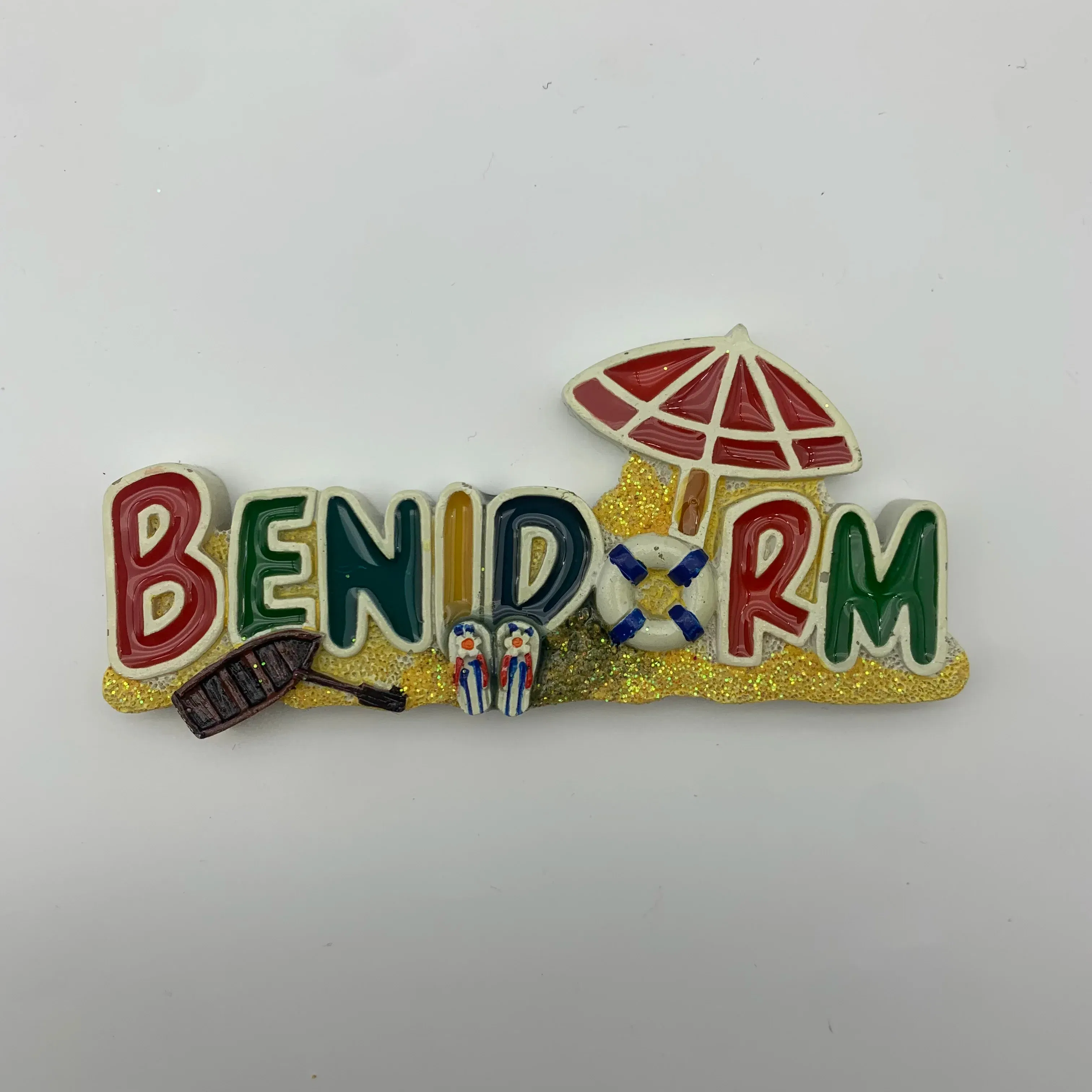 Color: Red - Special Offer Spain Torrevieja Benidorm Ukraine Tourist Souvenirs Refrigerator Magnetic Stickers Travel collection Gift