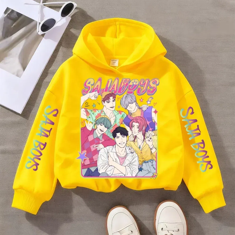 Color: Orange, Kid Size: 140 - Witch Hunter Group Zoey Cosplay Costume Girls Womens Halloween Party Costumes Demon Hunter Idol Girl Group Colours Casual Hoodie