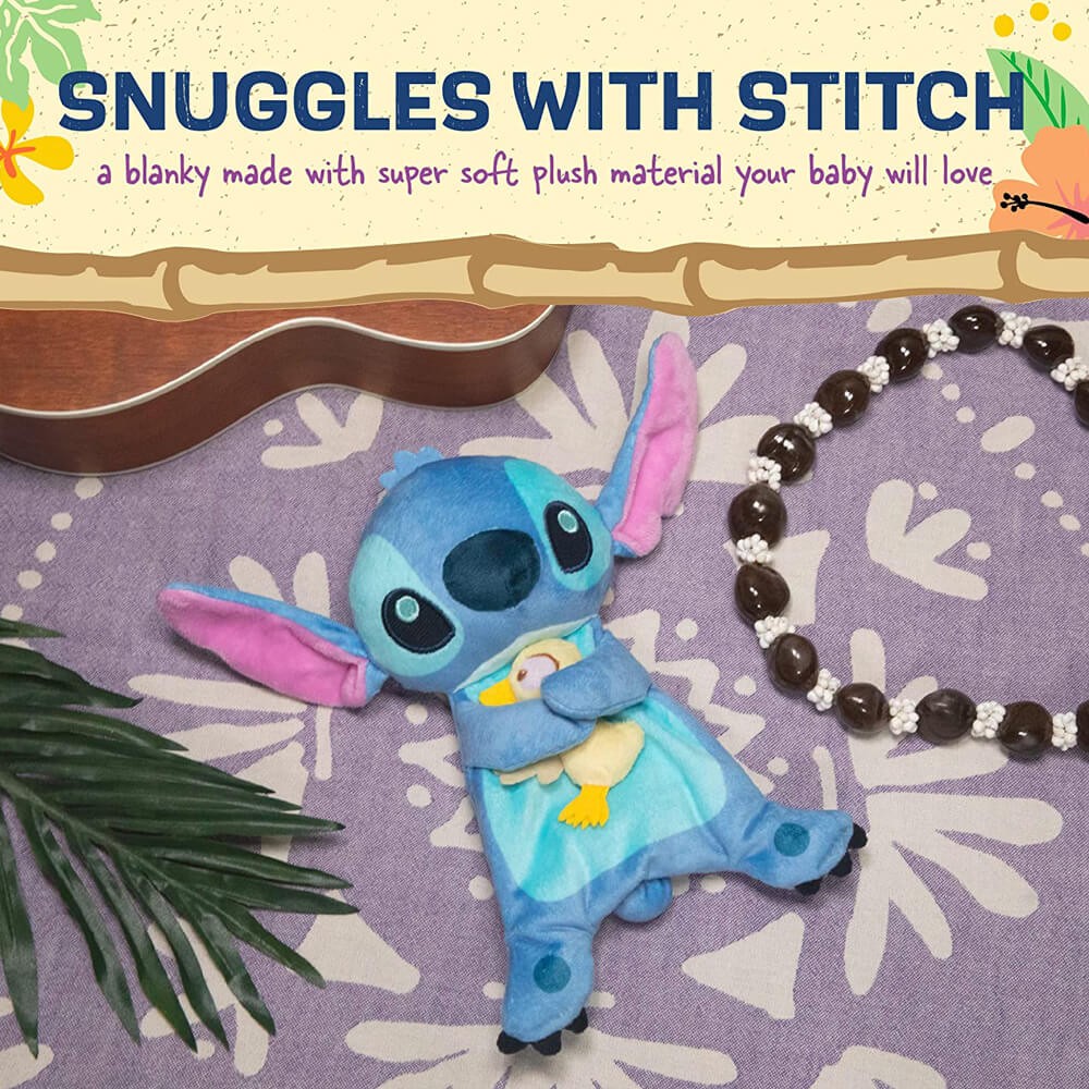 Stitch Snuggle Blanky With Squeker