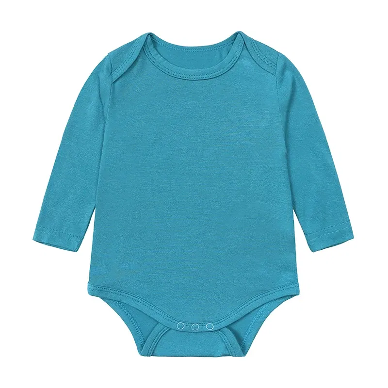 Color: Beige, Kid Size: 9M - 2025 Summer Newborn Boy Girl Romper Baby Bamboo Fiber Breathable Clothing Long Sleeve Toddler Jumpsuit Infant Bodysuit Pajamas